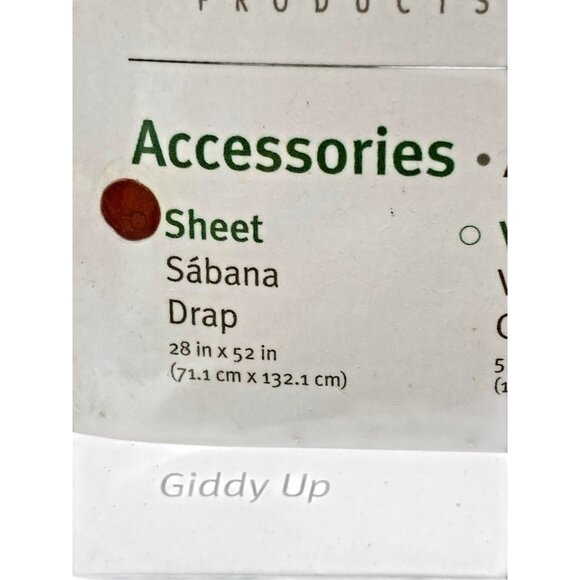 Lambs & Ivy Giddy Up Fitted Crib Sheet NEW Brown Spots Cow Print Cowboy Ranch - Picture 5 of 5